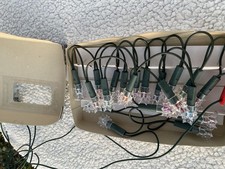 Ancienne Guirlande Lumineuse  20 Lampes Clignotantes En Boîte.