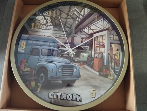 Horloge murale citroën 23 - horloge,