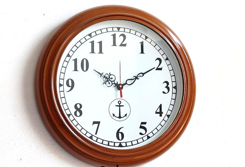 Grande horloge murale bois - grande,