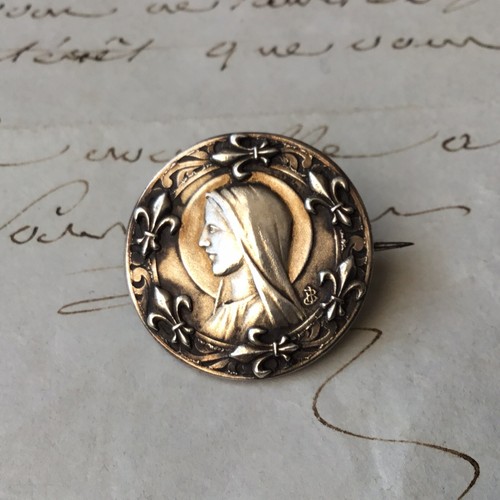 Broche ancienne argent - broche, en