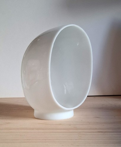 Globe opaline manche - , à