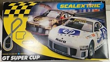 RARE CIRCUIT Porsche SCALEXTRIC GT SUPER CUP PORSCHE 911 GTR UPS  MINIATURE 