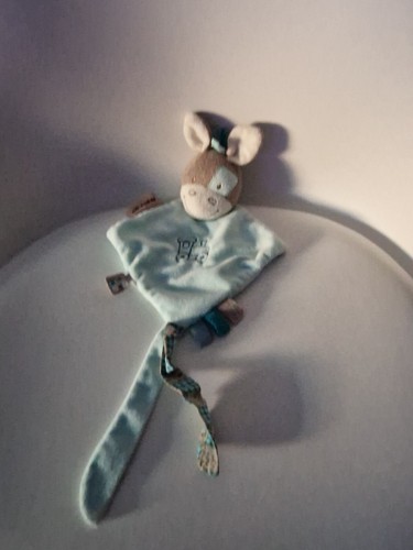 Doudou plat ane cheval - , gris