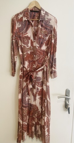Robe chemise longue - zara, t.s