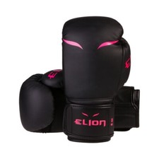 ELION - GANTS DE BOXE UNCAGE NOIR/ROSE MAT TAILLE 8 OZ