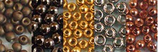 100 x BILLE LAITON / BEAD