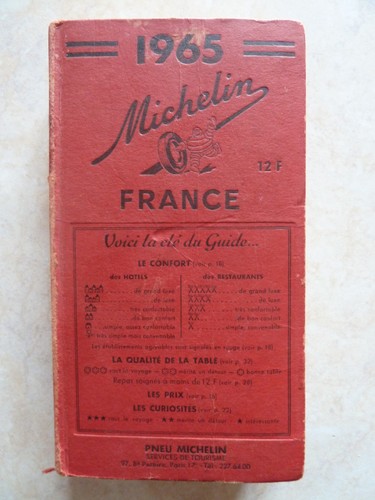 Guide michelin france 1965 - michelin,