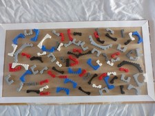 Lego : lot de 84  pont ,arche , diverses tailles  et différentes couleurs