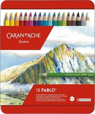 Carand'ache Pablo Boîte en métal avec 30/ 40/ 12/ 18 couleurs assorties