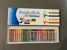 Boîte de 25 pastels à l'huile couleurs assortiment. sous blister dessin