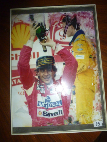 Photo ayrton senna encadrée - photo,