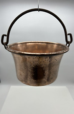 Chaudron en Cuivre & Fer Forgé signé  GOARDÈRE (Superbe objet de décoration)