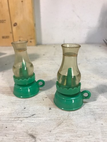 Vintage plastic toy lamp - vintage,