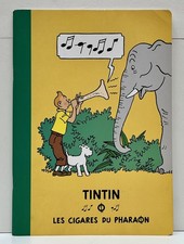 Cahier vierge TINTIN Les Cigares du pharaon - Hergé Moulinsart 1998 - TTBE
