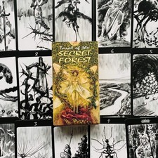 Tarot De Secret Forêt Jeu de Cartes Mattioli Esoteric Telling Lo Scarabeo Neuf