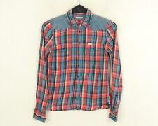 Chemise À Carreaux Longue À Manches Pour Femmes Lee M En Coton Style Western