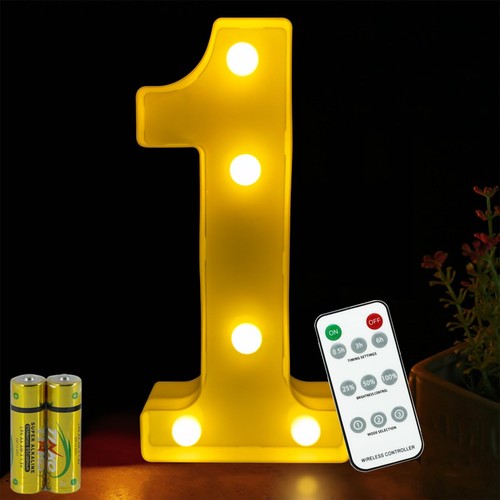 Chiffres lumineux lettres - lumineux,