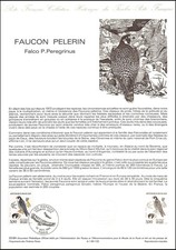 Document Officiel 1984 - Les rapaces - Faucon PELERIN