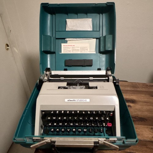 Olivetti studio manual - 45,