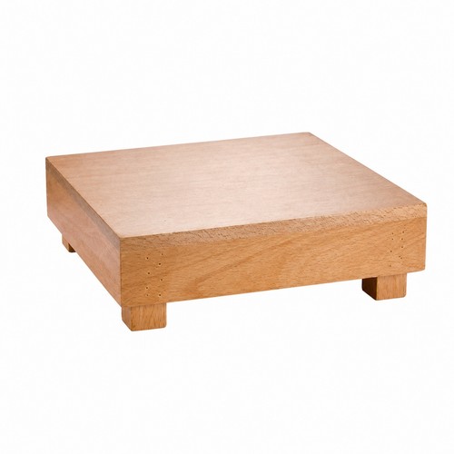 Présentoir bois solide - présentoir, en