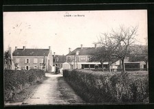 CPA Lison, Le Bourg 1943 