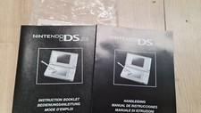 NOTICE  CONSOLE NINTENDO DS FAT 1ST GEN ORIGINALES BOOKLETS
