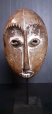 MASQUE LEGA CONGO  ART TRIBAL AFRICAIN ANCIEN STATUETTE AFRICAINE MASQUE AFRIQUE