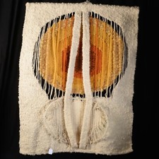 Tenture Murale en laine Circa 1970 XXème Siècle POP ART