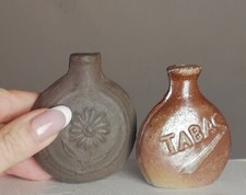 Tabatière ancienne en terre
