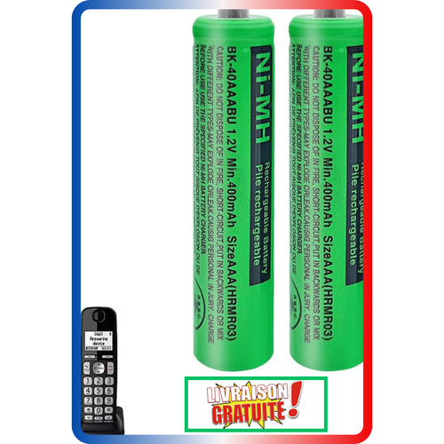 Piles rechargeables aaa 2v - 2,