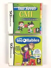 Les Incollables CM1 CM2 9-11 ans + Tout Savoir CM1 / Jeu Sur Nintendo DS, 3DS...