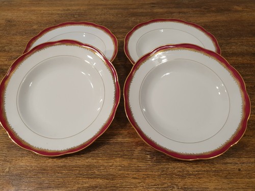 Assiettes creuses filet or - ,