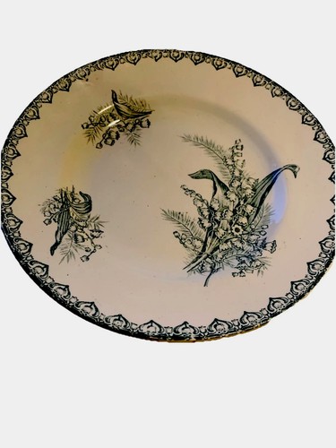 Assiettes anciennes faïence - assiettes,