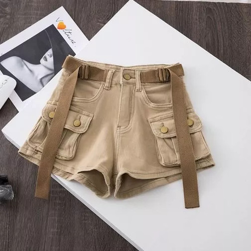 Short femme beige sable - short,