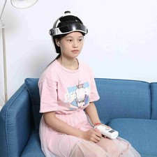 Electric Head Massager Pressure Vibration Helmet Acupuncture Brain Relax