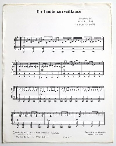 Partition sheet music paris - partition,