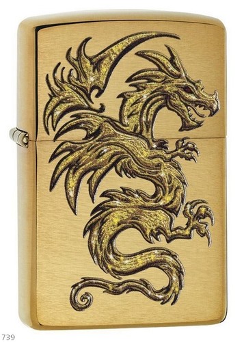 Zippo golden dragon - ★,