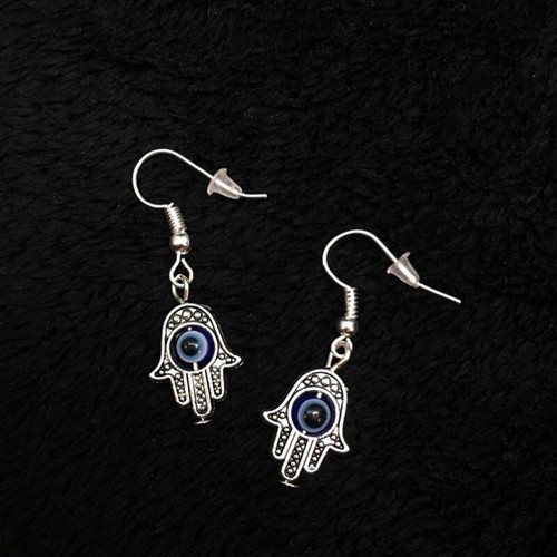 Boucles oreilles main de - d'oreilles,