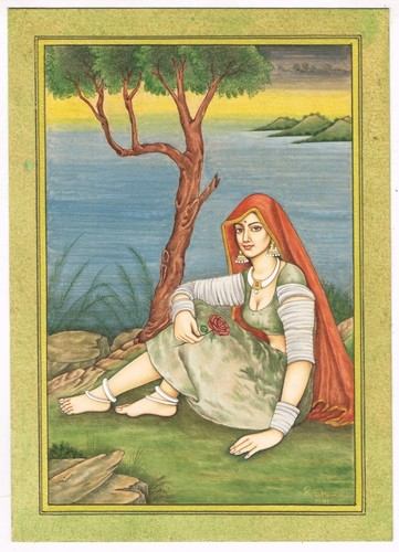 Indien peinture femme - peinture,