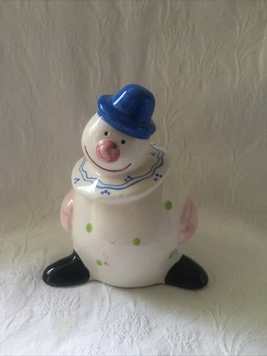 Clown chapeau bleu - clown, tirelire