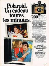 PUBLICITE  1977   POLAROID