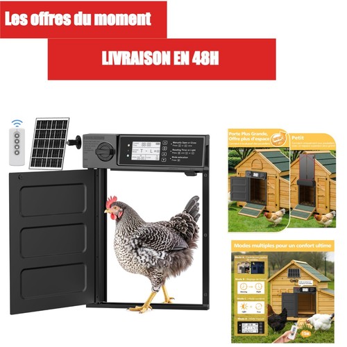 Porte poulailler automatique - poulailler,