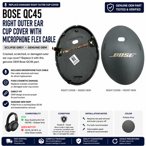 Bose qc45 cache oreillette - cache,