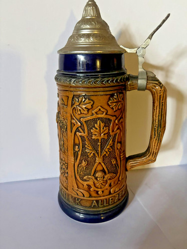 Chope biere faience - chope,