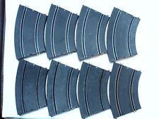 8 Rails pour circuit de voiture électrique Jouef 2ème génération ref 323 noir 