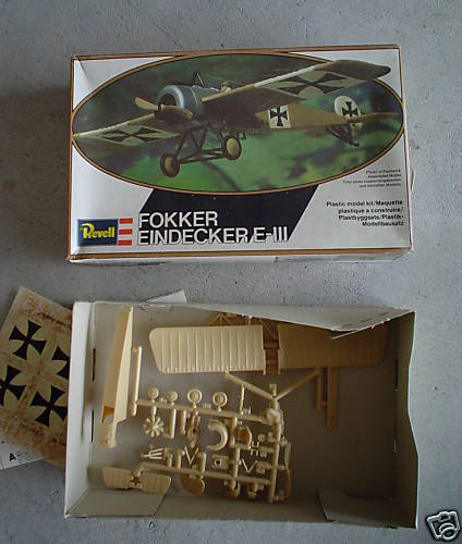Vintage 1980 revell - revell, fokker