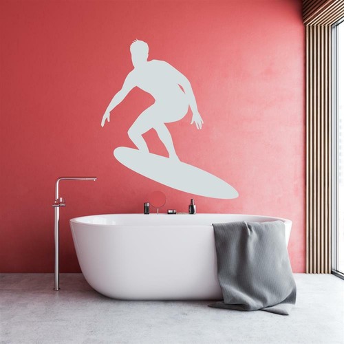 Surfer wandtattoo autocollant - surfer,