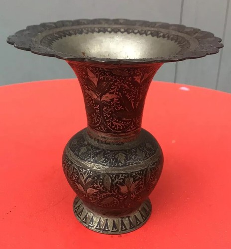 Crachoir indien decor floral - crachoir,