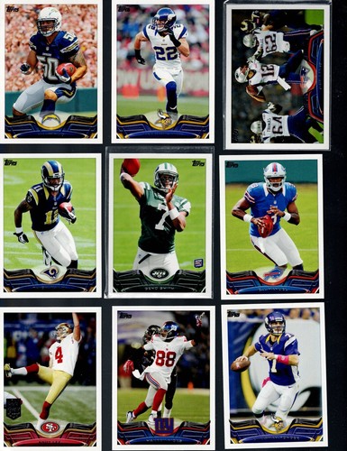 2013 topps football complete - football,