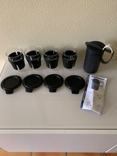 Tupperware Lot Moments - Pichet Mousselait et Verres/Couvercles - tres rare